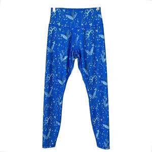 Greyson Women's Malibloom Luna Leggings Pants Zuma Blue Sz M